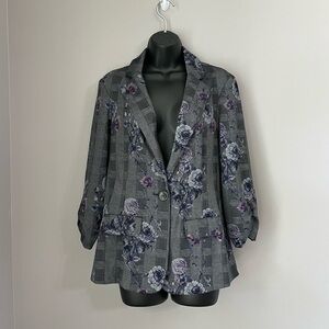 SOHO Suit Jacket with flowers